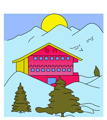 Fine House Coloring Pages